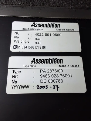 USED ASSEMBLEON PA 2876/00