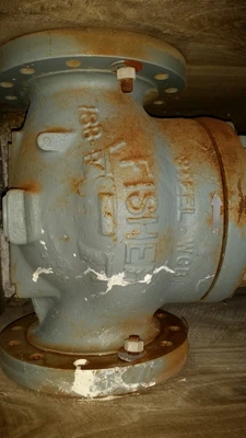 Fisher 6" 300 Class Flanged Control Valve