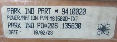 NEW TOTAL CONTROL MS1500D-TXT OPERATOR INTERFACE 9410020 MS1500DTXT