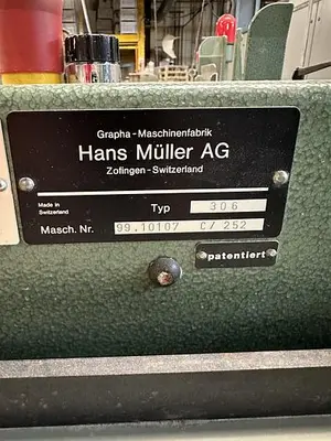 USED MULLER MARTINI 335 SADDLE STITCHER