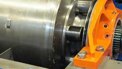 Alfa-Laval LYNX 400 drilling mud decanter centrifuge, 316SS.