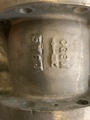 Fisher 6" V150 V-Ball Control Valve