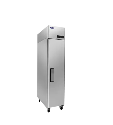 New | in-Stock Atosa New Atosa MBF15RSGR Top Mount Slim One (1) Door Reach-In Refrigerator Refrigerators Illinois US | Falcon Restaurant Supply #1375636