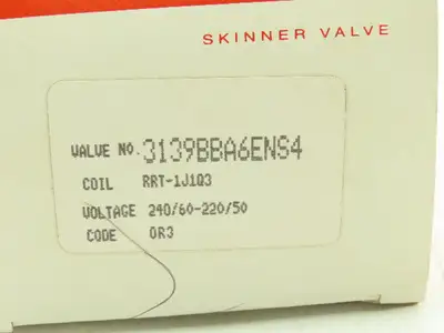 Honeywell Skinner 3139BBA6ENS4 Solenoid 4-Valve Manifold 240V 100 PSI 1/8" NPT