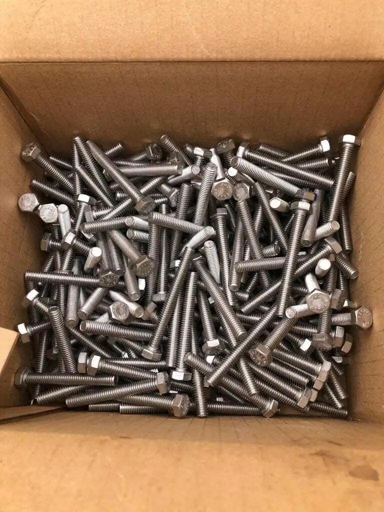 K & M Fastener 31C250BTAS 2-1/2″ X 5/16-18 Stainless Hex Tap Bolts -NIB of 200
