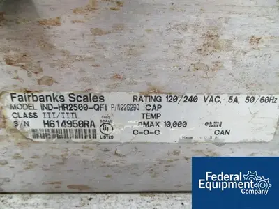 USED Fairbanks 4' X 4' FAIRBANKS FLOOR SCALE