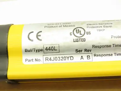 440L-P4J0320YD GuardMaster Guardshield Safety Light Curtain Transmitter/Receiver
