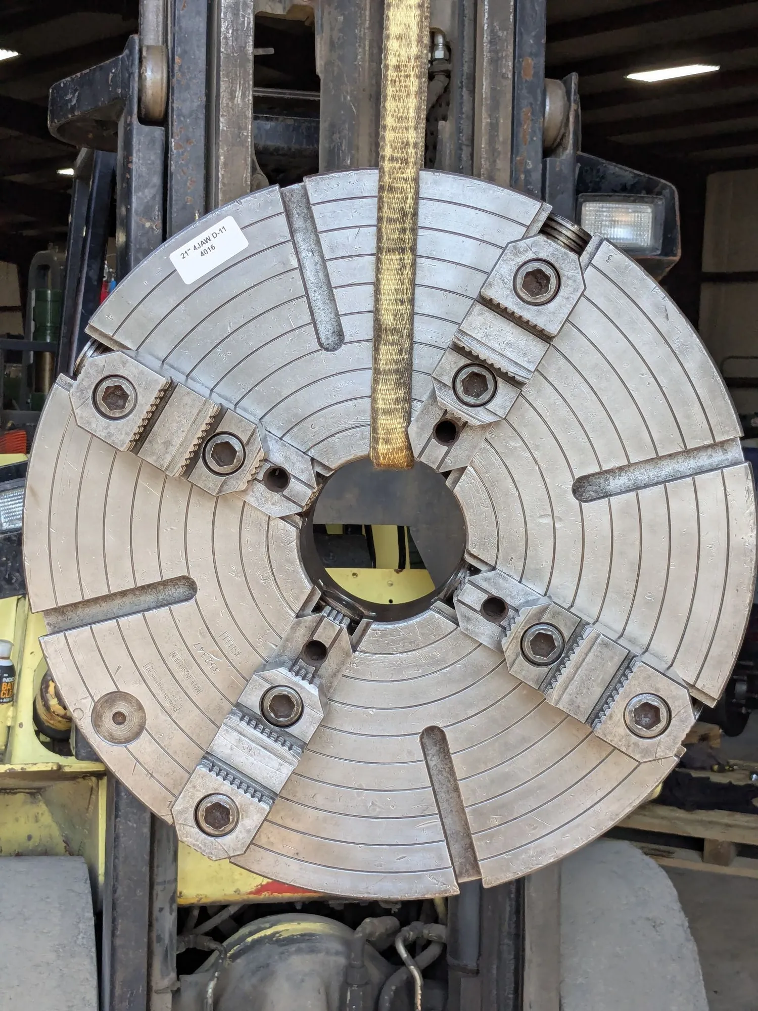 Used SKAND SWEDEN 21" 4-JAW D1-11 MOUNT Chucks Texas US | N & R Machine Sales #1517548