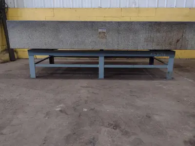 8' X 4' X 14" ROCK OF AGES PRECISION LAYOUT INSPECTION GRANITE TABLE: STOCK #23794