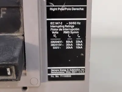 USED SIEMENS FD63F250