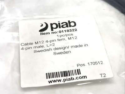 NEW PIAB 0118322, 01.18.322