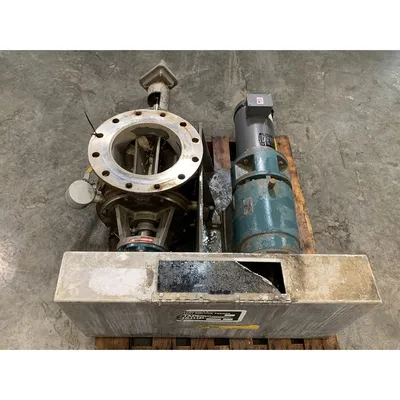 Used 10" Stainless Steel Flo-Tronics Rotary Airlock Feeder Valve