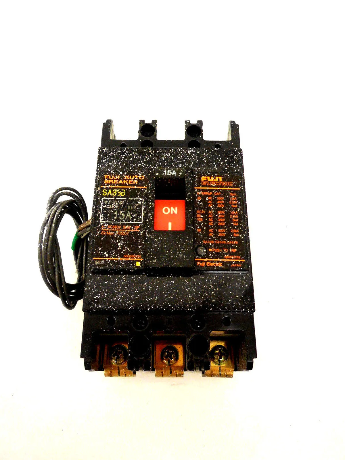 FUJI ELECTRIC SA33B CIRCUIT BREAKER