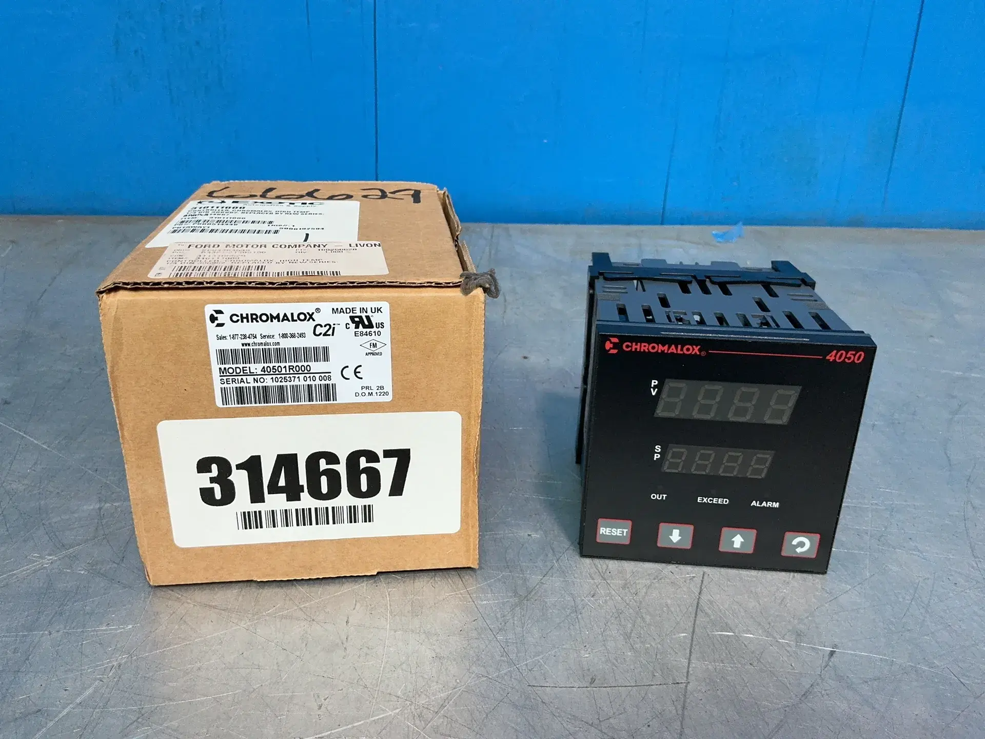 New | in-Stock CHROMALOX 40501R000 Temperature Controls Ohio US | HGR 24 #1305237