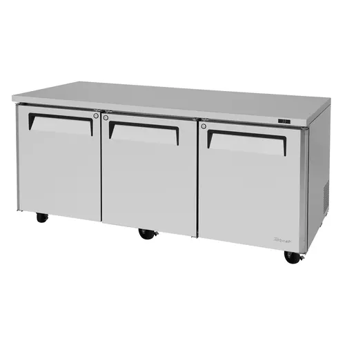 Turbo Air MUR-72-N 72 5/8" W Undercounter Refrigerator w/ (3) Section & (3) Door, 115v