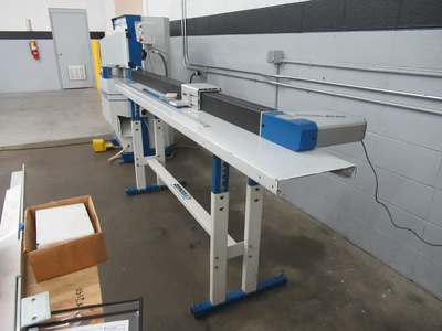 Used 2007 OMGA WOODWORKING MACHINERY V235 FNC Double Miter Saws Minnesota US | Machinesused.com #1307556