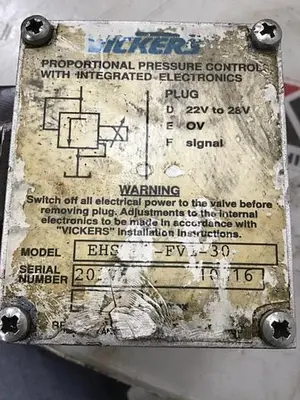 USED VICKERS EHST-3-FVF-30