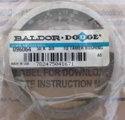 NEW BALDOR 096022 CLUTCH BRAKE 50X1-1/2IN WITH 096166 50TT625 SPROCKET 096064