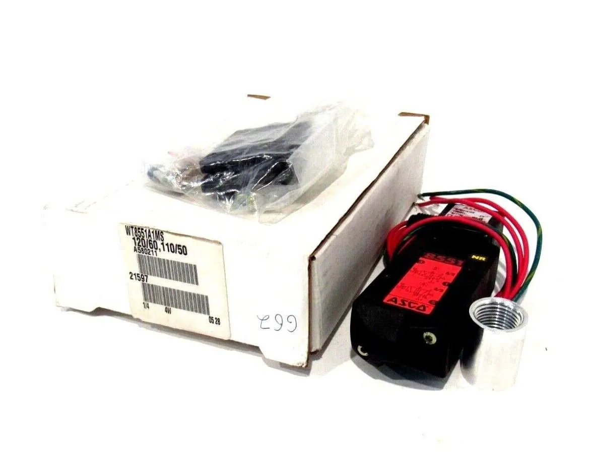 NEW ASCO WT8551A1MS SOLENOID VALVE 120/60 110/50
