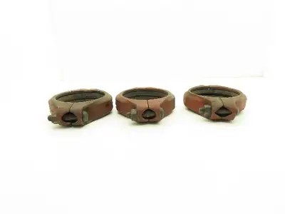 Tyler GB Gruvagrip No 105  5" Grooved Coupling Pipe Fitting w/Gasket Lot of 3