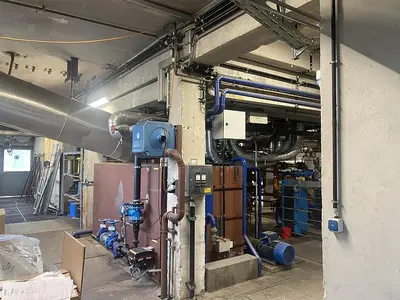 USED 1964 ELIN KR 25 STEAM TURBINE AND BOILER