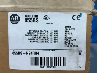 Used ALLENBRADLEY 855BSN24RH4 Light Source Equipment Ohio US | HGR 24 #1485410