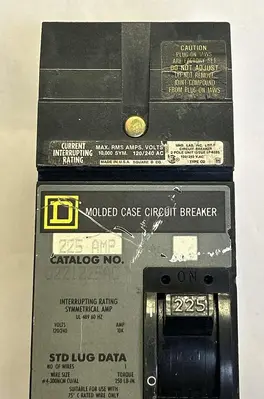 Used SQUARE D Q221225AC Miscellaneous Equipment (Electrical & Power) Ohio US | Surplus Asset Holdings #1237557