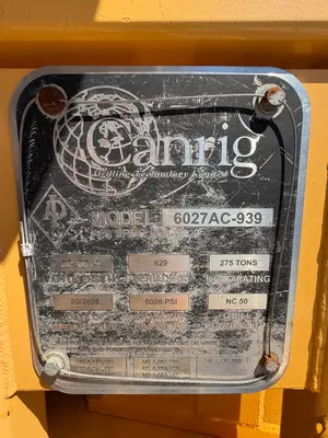 Used TESCO 6027AC-939 Drill Rigs Oklahoma US | Oil The Woodlands Group #1500903