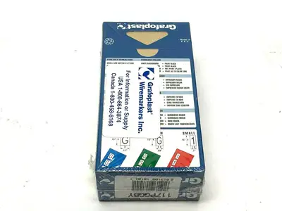 117PGGBY | Grafoplast  Wiremarker Strips LOT OF 50 - New