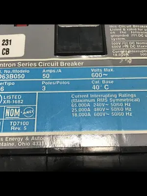 USED SIEMENS ED63B050