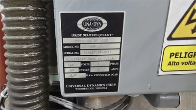 105 CFM Una-Dyn Powermax HP Pump, w/ 2" Hopper, 5 HP