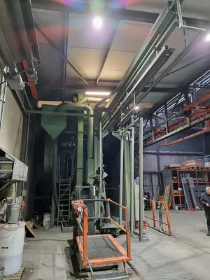 USED WHEELABRATOR KH3 1000 X 4000 MM 4 TURBINES