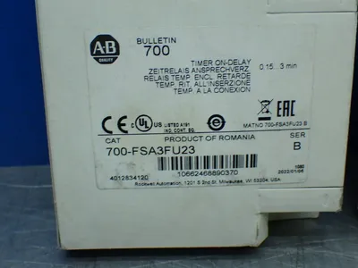 New | in-Stock ALLENBRADLEY 700FSA3FU23 Timers Ohio US | HGR 24 #1070037
