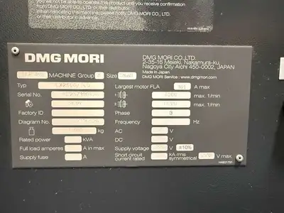 Used 2019 DMG MORI NLX 2500SY/700 CNC Lathes California US | MachineStation #1370826