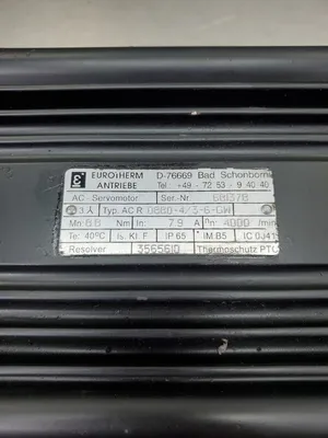 Eurotherm ACR 0880-4/3-6-GW AC Servomotor, 4000rpm. 1-E5
