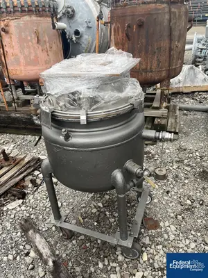 USED Pfaudler 16.5 Gal Glass Lined Tank, Portable
