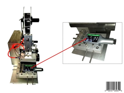 Semi-Auto Flat Label Machine Table Top #34340
