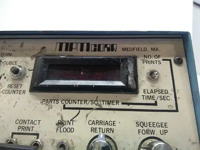 Used MPM Corp PCB Screen Printing Control Unit 115V, 3A SMT Screen Printer Spare Parts Michigan US | Maverick Industrial Sales #1410732