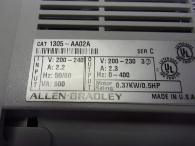 USED Allen Bradley 1305-AA02A