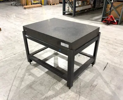 Used CONTINENTAL GRANITE CORP. 36 X 48 X 6 GRANITE INSPECTION TABLE Granite Surface Plates Michigan US | Maverick Industrial Sales #1122905