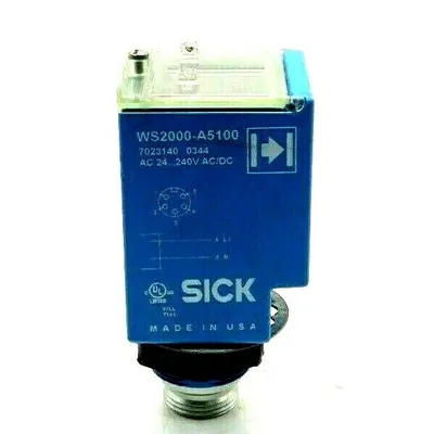 USED SICK OPTIC ELECTRONIC WS2000-A5100 PHOTOELECTRIC SENSOR WS2000A5100