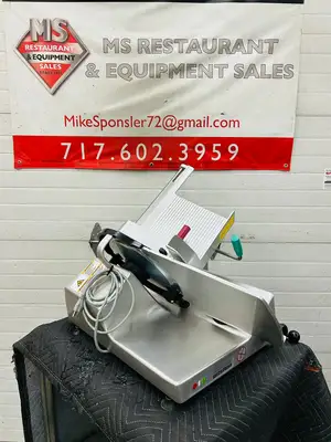 Bizerba 2017 GSPH Manual Deli Slicer Fully Refurbished Tested Working!