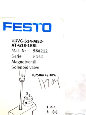 New | in-Stock FESTO 564212 Solenoid Valves | Maverick Industrial Sales #1107225