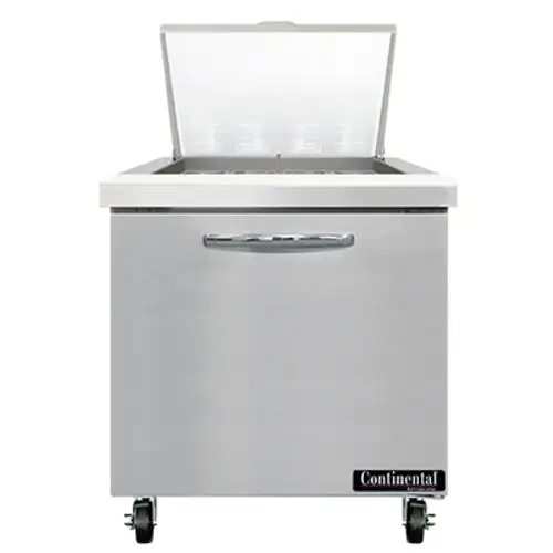 Continental SW32N12M 32" Sandwich/salad Prep Table W/ Refrigerated Base, 115v