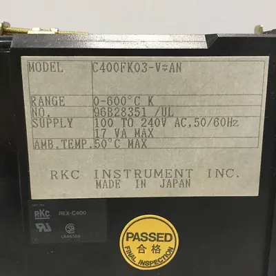 USED RKC REX-C400FK03VAN