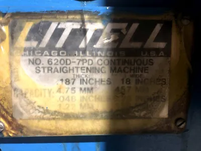USED 1980 LITTELL MATERIAL HANDLING MACHINERY 620D-7PD