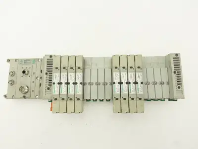 Numatics 219-828 G3 Manifold Assembly 16-Station 8-Valve w/Communication Sub-Bus