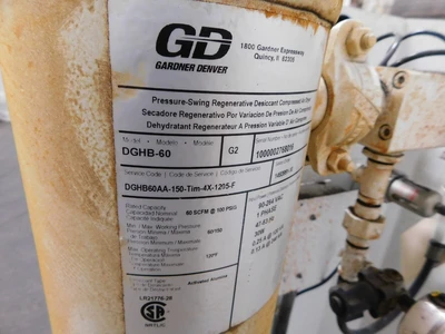 Used GARDNER DENVER DGHB-60 Air Compressor Dryers Ohio US | Equipment Recovery Corp. #1329657