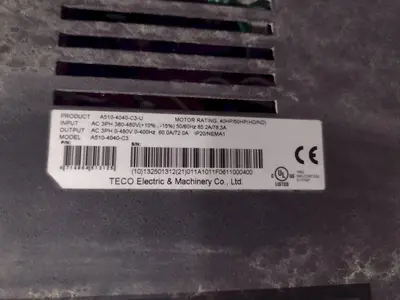 48” WIDE x 30 HP MECHANICAL IN-LINE COIL PRESS & SHEAR WITH PLC VARIABLE SPEED DRIVE: STOCK #22968