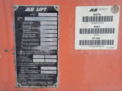 USED 2005 JLG 800AJ